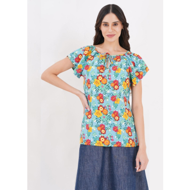 Dhalia Print Top