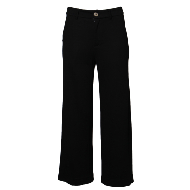 Jersey &amp; lycra straight leg pants