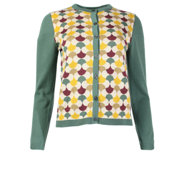 Knitted Panel Cardigan