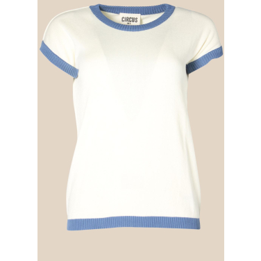 Organic cotton contrast shortsl top