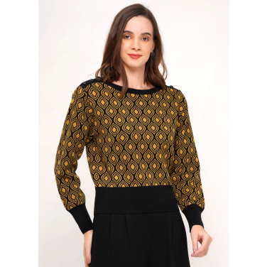 Shoulder Detail Knit Jumper