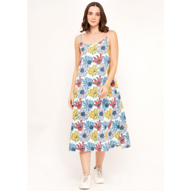 Susie shoulder strap beach dress