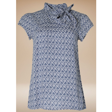 The Anna seoul print Blouse