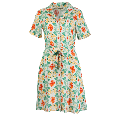 The Fay floral tiki print Dress