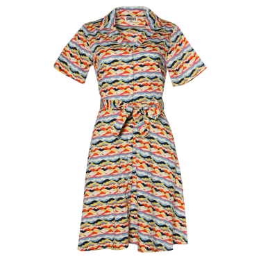 The Fay landscape print Dress