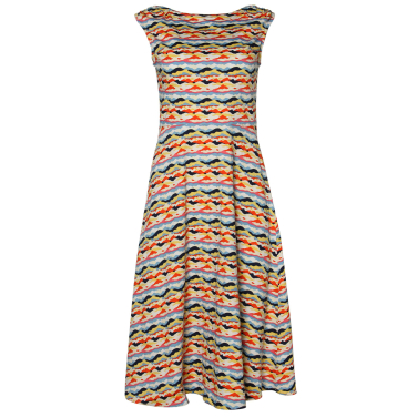 The Helena landscape print Dress