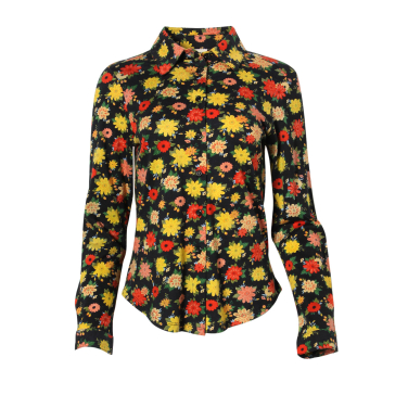 The Olive floral Blouse