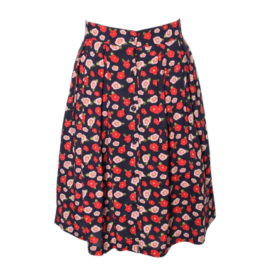 The Tilde rose print skirt
