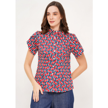 Geo print shirt