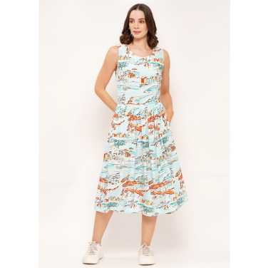 Hand sketched soft feel Sundress