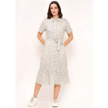 Sustainable Rayon Tiered Dress