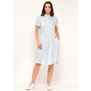 Sustainable Rayon Shirt Dress