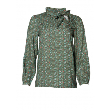 The Anna snowdrop print blouse