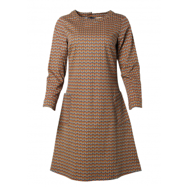 The Alma Geo Print Dress