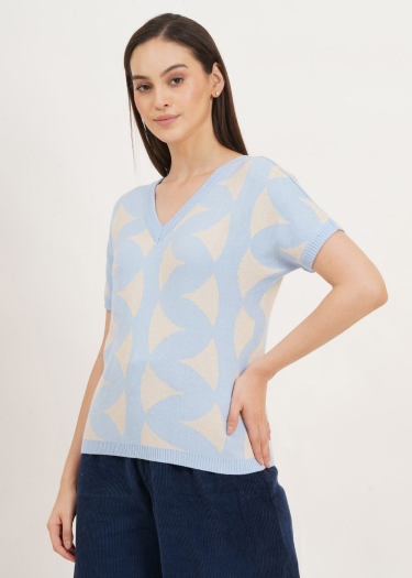 V-Neck Knit Vest