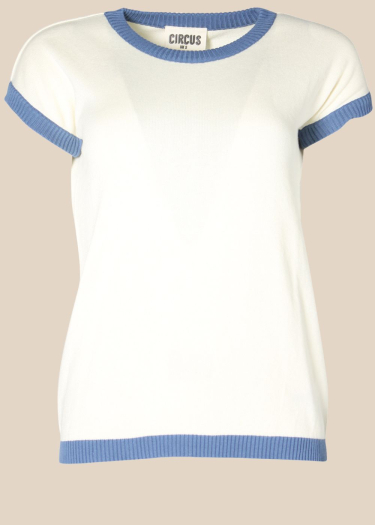 Organic cotton contrast shortsl top