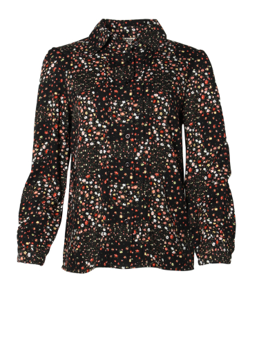 Pleated Tencil Blouse