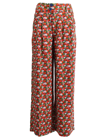 Summer floral print pants