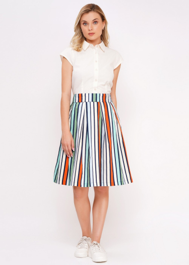 The Anita neopolitan stripe Skirt