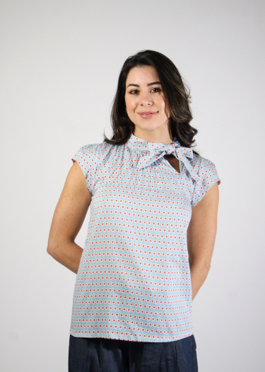 The Anna Daisy Print Blouse
