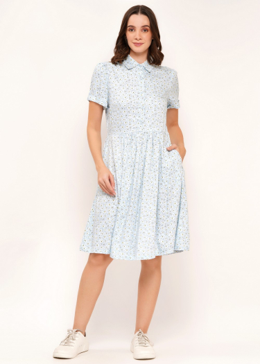 Sustainable Rayon Shirt Dress
