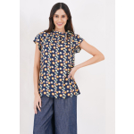 The Anna geo floral blouse