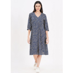 Abstract polka vn dress