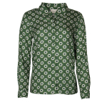 Floral tile printed shirt