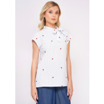 Anna embroidered strawberry top