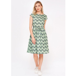 Clementine Sundress dog geo pattern