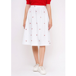 Dani embroidered pleated skirt