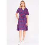 Flamingo print shirt Dress