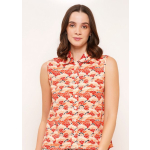 Gwen sleeveless ditsy shirt