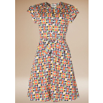 Ingrid geo cube print Dress