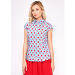 Keela strawberry print cotton shirt