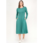 Long Sleeves Midi Dress