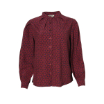 Mandarin Collar Printed Shirt