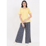 Peter pan solid blouse