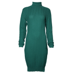 Polo Neck Knit Dress