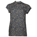 Anna abstract polka print top