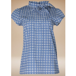 The Anna geo floral print Blouse