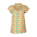 The Anna polo print top