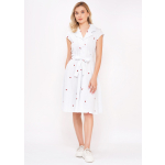 The Ava berry embroidery dress