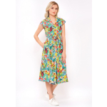 The Ava Midi floral Print Dress