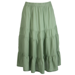 Tiered long skirt