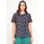 Trudy Peter pan floral blouse