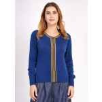 Zip-Through Stripe Cardigan