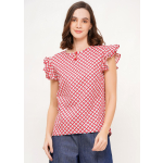 Butterfly sleeve geo top