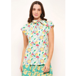The Anna lemonade print blouse