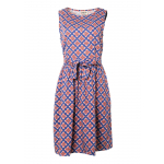 Fit & Flare geo print Dress